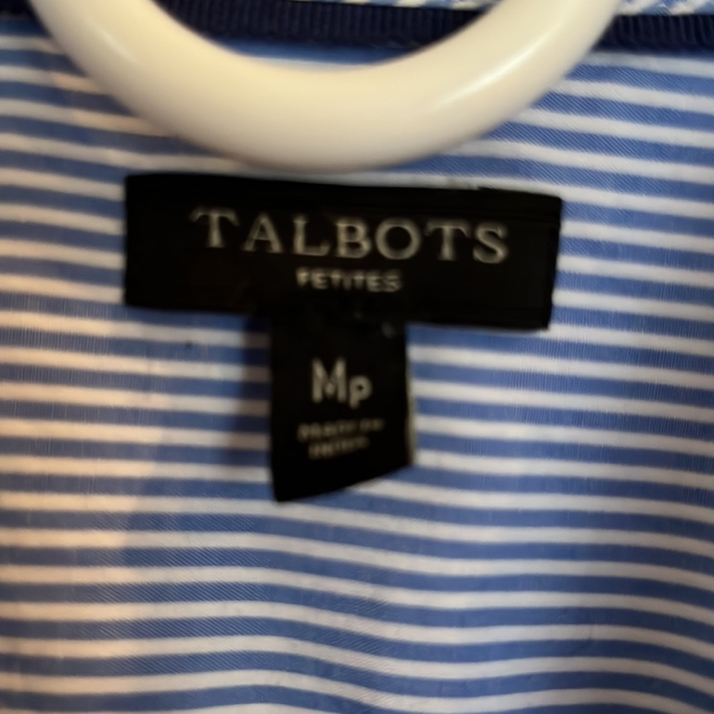 Talbots Embroidered Button Down - image 6